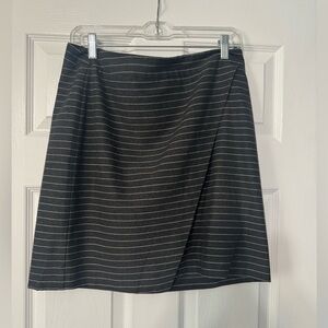 Dark Gray and white stripped skirt. Great condition!!
